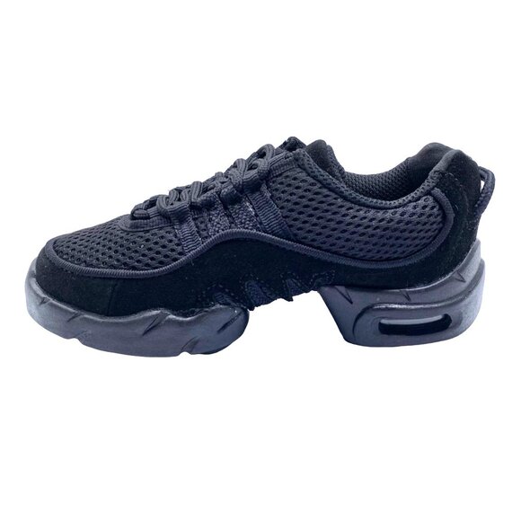 Kids Unisex Dance Sneaker Suede Mesh Boost Hip Hop Sneakers Hip Hop Jazz - Picture 4 of 9